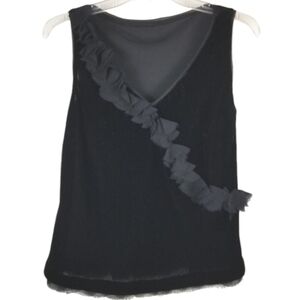 Velvet Babydoll Sleeveless Top Size Small Whimsigoth Witchy Medieval Romantic
